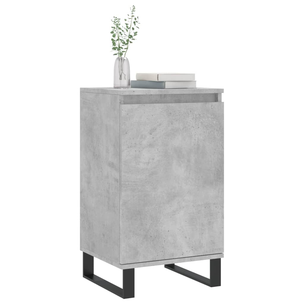 vidaXL Sideboards 2 pcs Concrete Grey 40x35x70 cm Engineered Wood 3