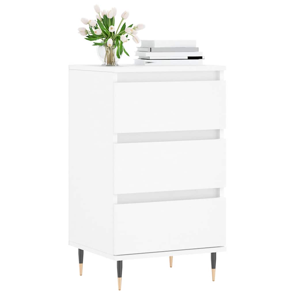 vidaXL Sideboard White 40x35x70 cm Engineered Wood 3