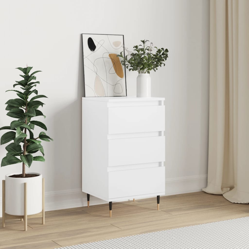 vidaXL Sideboard White 40x35x70 cm Engineered Wood 1