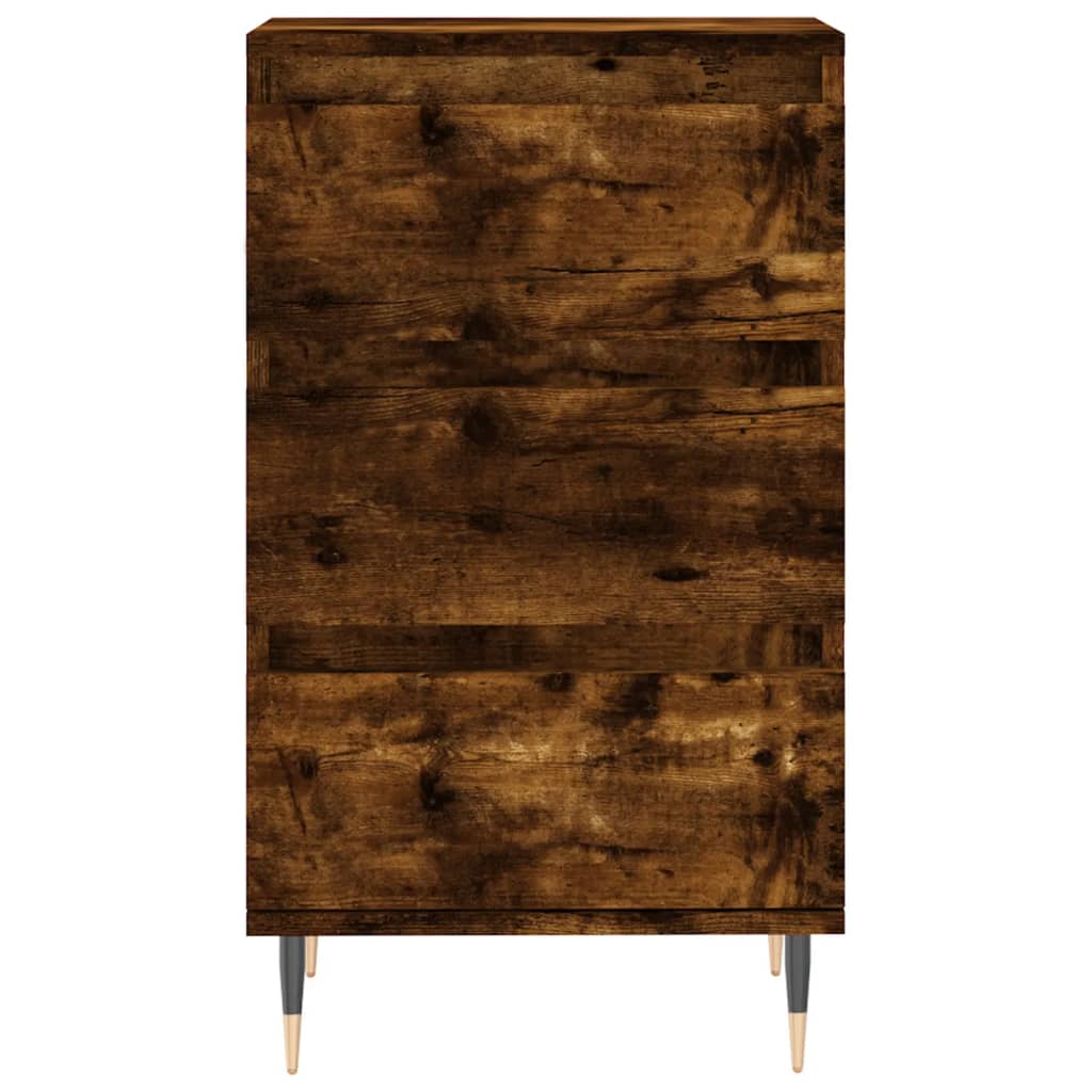 vidaXL Sideboard Smoked Oak 40x35x70 cm Engineered Wood 5