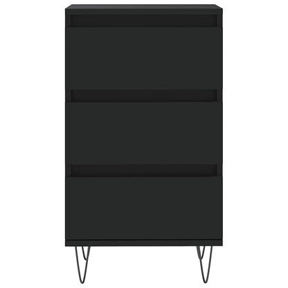 vidaXL Sideboard Black 40x35x70 cm Engineered Wood 5