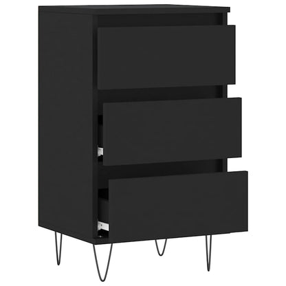 vidaXL Sideboard Black 40x35x70 cm Engineered Wood 6
