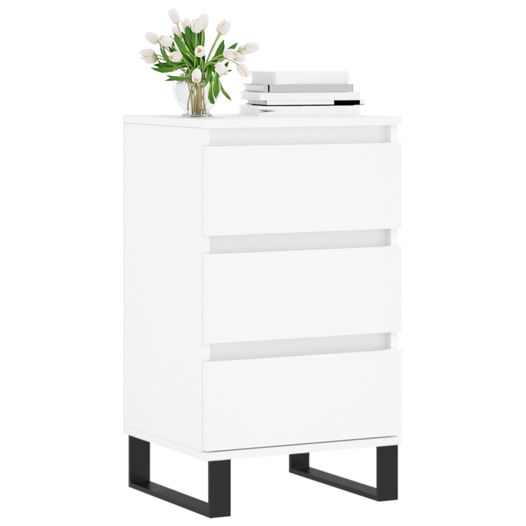 vidaXL Sideboard White 40x35x70 cm Engineered Wood 3
