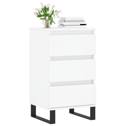 vidaXL Sideboard White 40x35x70 cm Engineered Wood 3