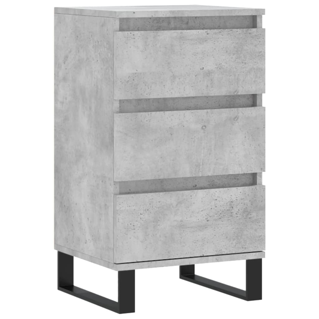 vidaXL Sideboard Concrete Grey 40x35x70 cm Engineered Wood 2