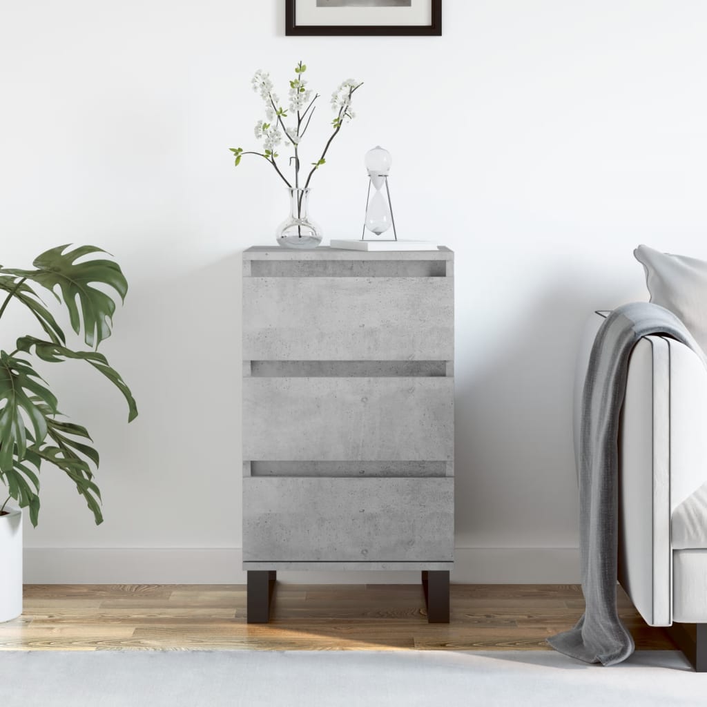 vidaXL Sideboard Concrete Grey 40x35x70 cm Engineered Wood 1
