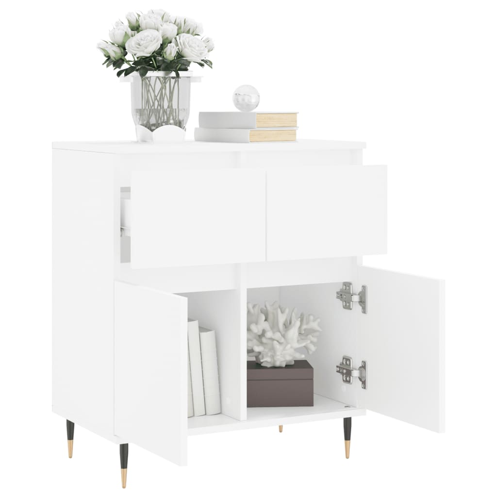 vidaXL Sideboard White 60x35x70 cm Engineered Wood 4
