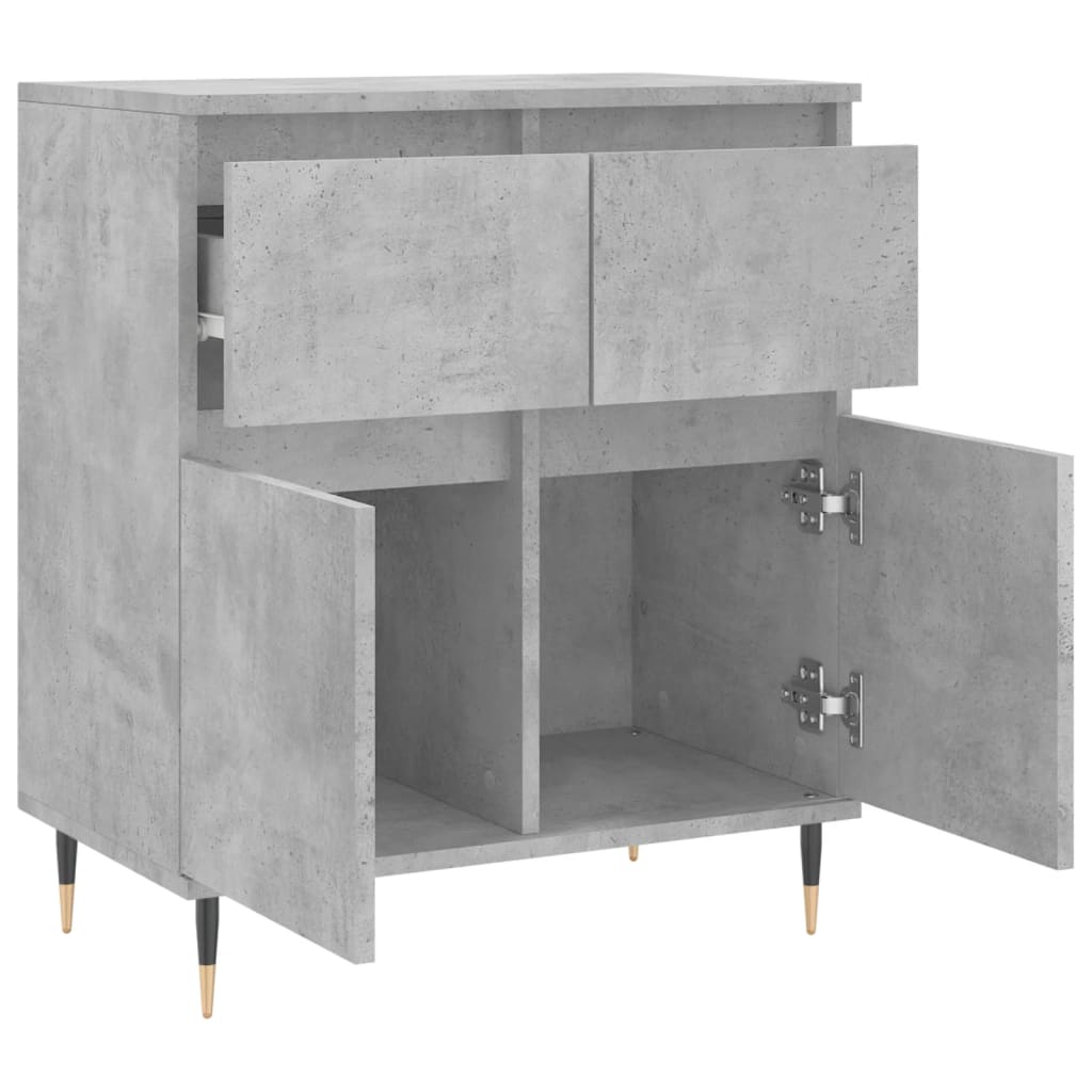 vidaXL Sideboard Concrete Grey 60x35x70 cm Engineered Wood 6