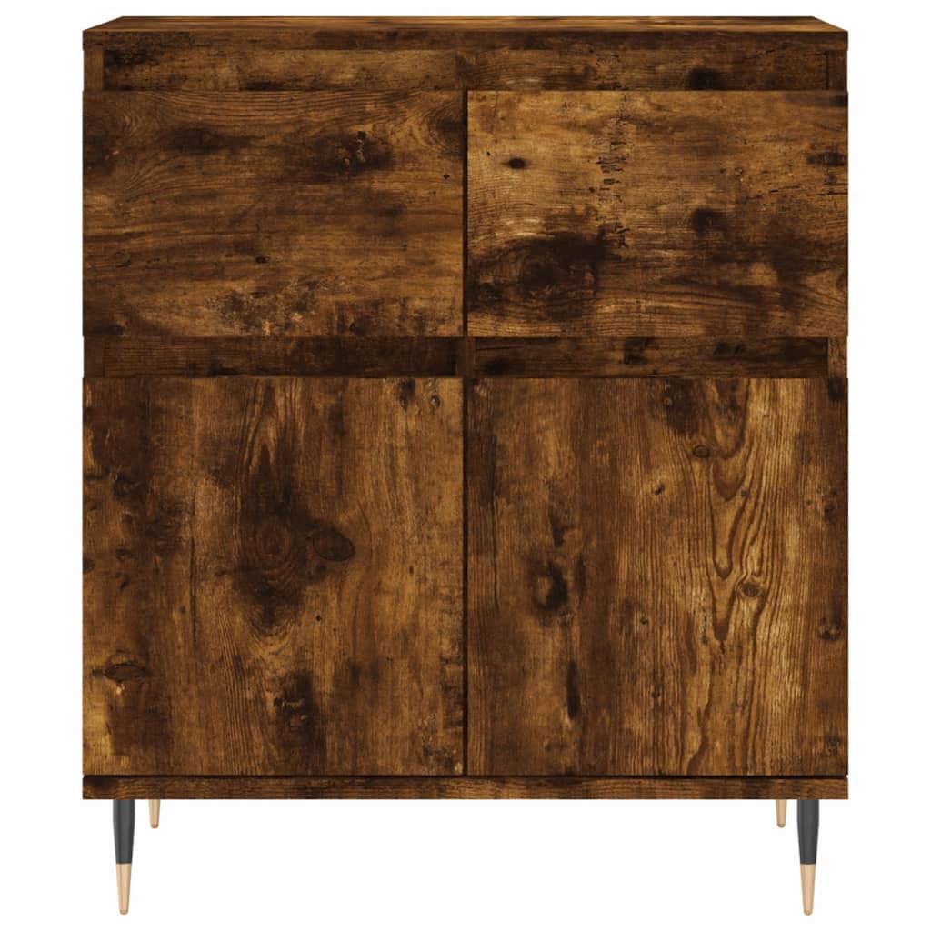 vidaXL Sideboard Smoked Oak 60x35x70 cm Engineered Wood 5