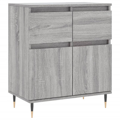 vidaXL Sideboard Grey Sonoma 60x35x70 cm Engineered Wood 2