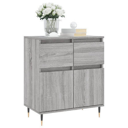 vidaXL Sideboard Grey Sonoma 60x35x70 cm Engineered Wood 3