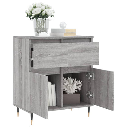 vidaXL Sideboard Grey Sonoma 60x35x70 cm Engineered Wood 4
