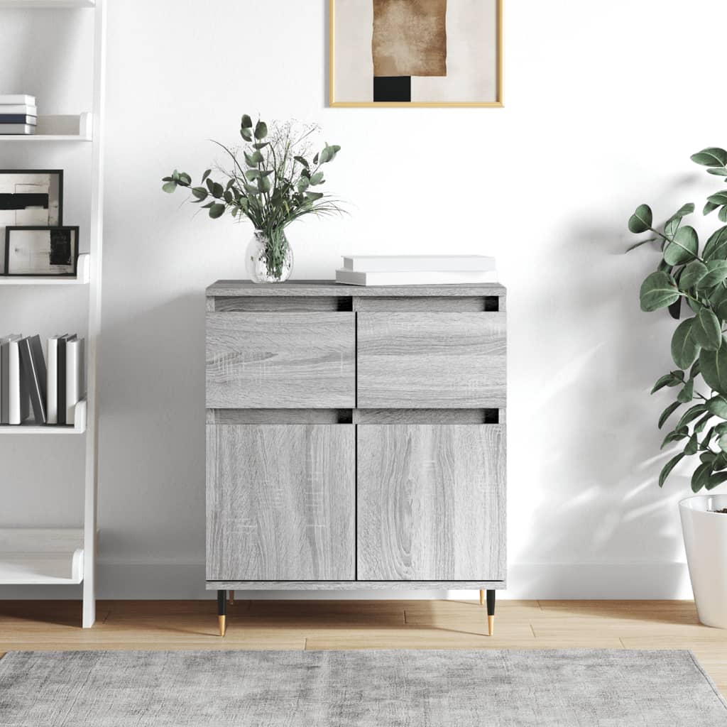 vidaXL Sideboard Grey Sonoma 60x35x70 cm Engineered Wood 1