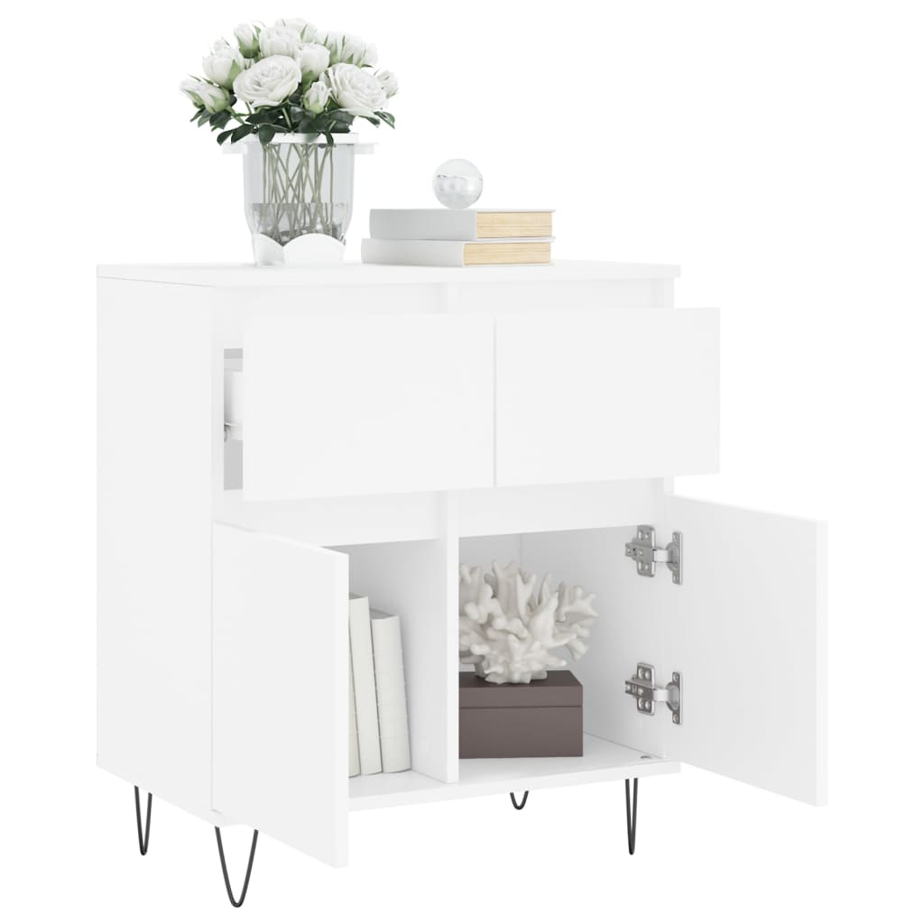 vidaXL Sideboard White 60x35x70 cm Engineered Wood 4