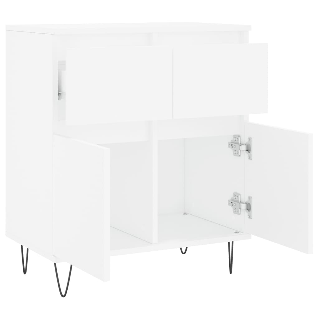 vidaXL Sideboard White 60x35x70 cm Engineered Wood 6