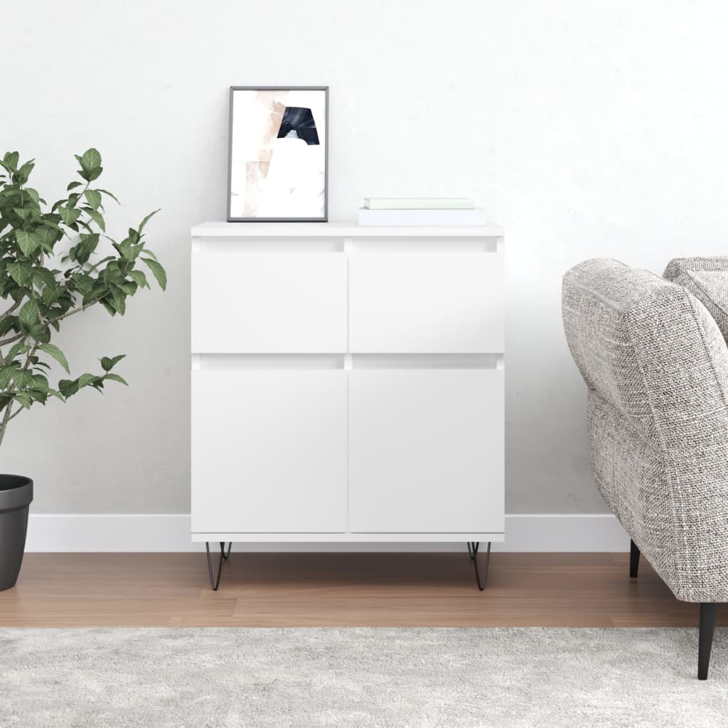 vidaXL Sideboard White 60x35x70 cm Engineered Wood 1