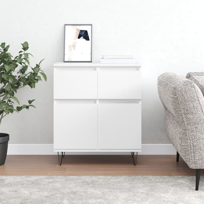 vidaXL Sideboard White 60x35x70 cm Engineered Wood 1
