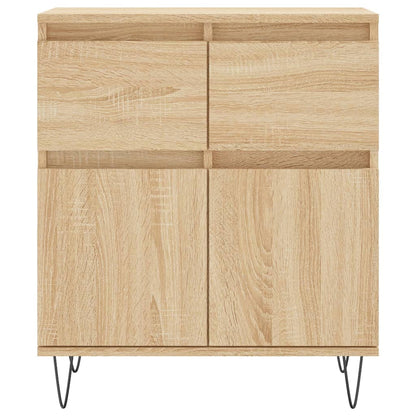 vidaXL Sideboard Sonoma Oak 60x35x70 cm Engineered Wood 5