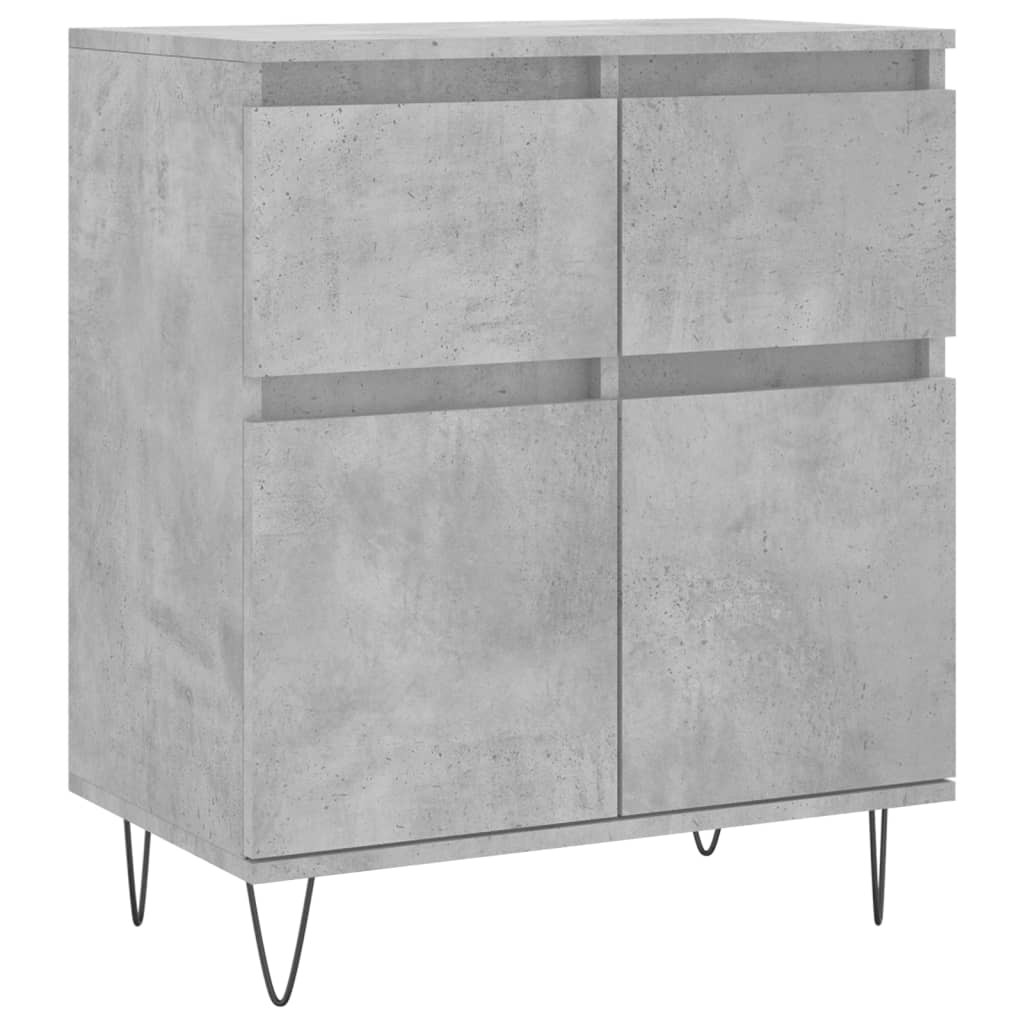 vidaXL Sideboard Concrete Grey 60x35x70 cm Engineered Wood 2