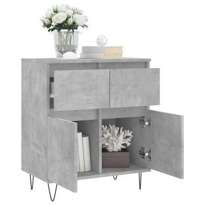 vidaXL Sideboard Concrete Grey 60x35x70 cm Engineered Wood 4