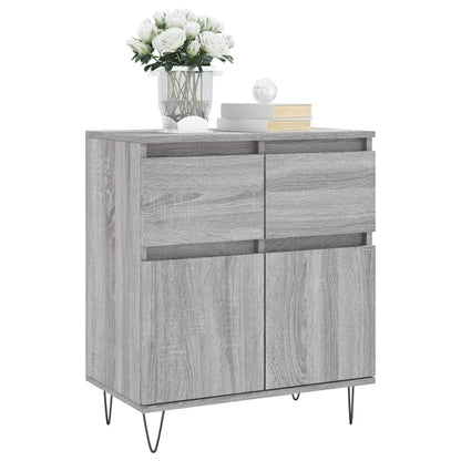 vidaXL Sideboard Grey Sonoma 60x35x70 cm Engineered Wood 3
