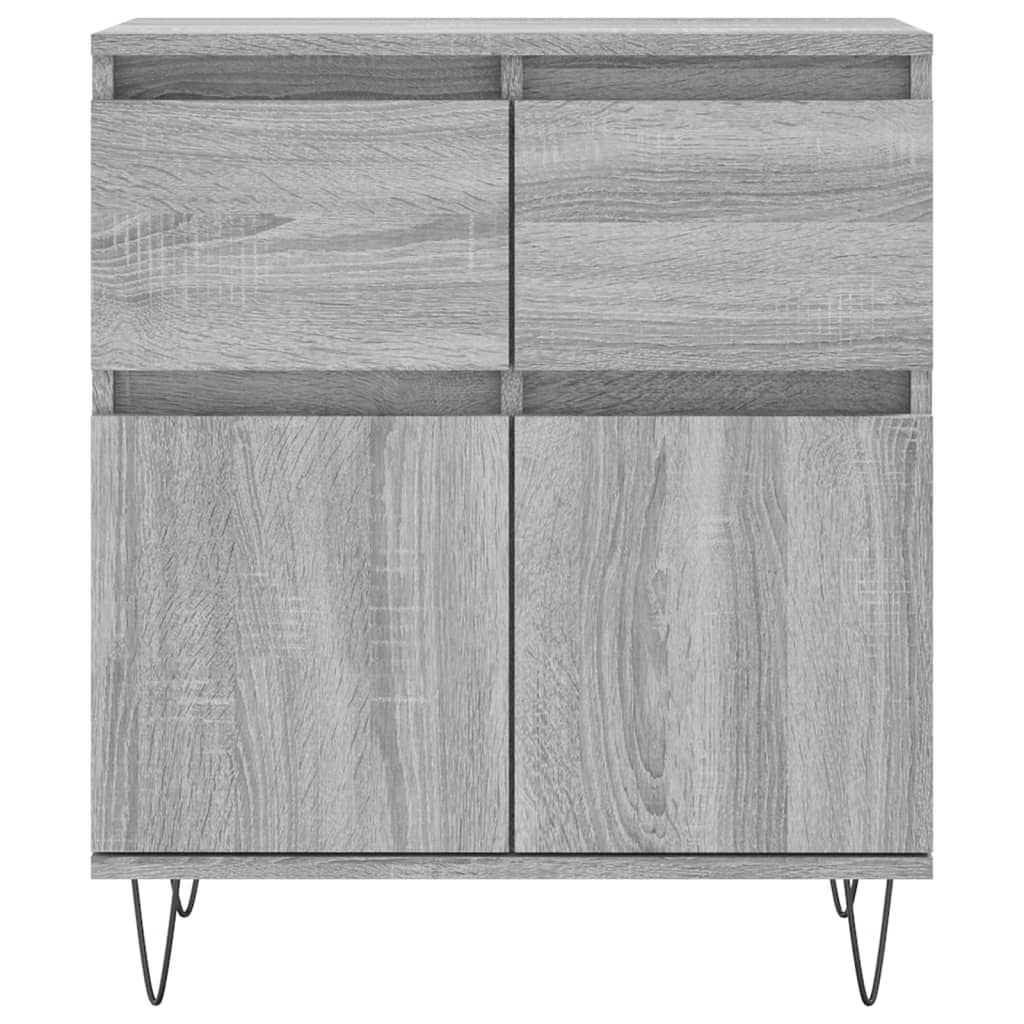 vidaXL Sideboard Grey Sonoma 60x35x70 cm Engineered Wood 5