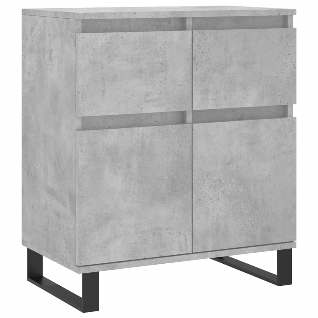 vidaXL Sideboard Concrete Grey 60x35x70 cm Engineered Wood 2