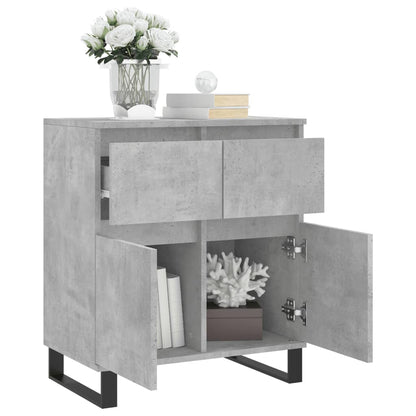 vidaXL Sideboard Concrete Grey 60x35x70 cm Engineered Wood 4