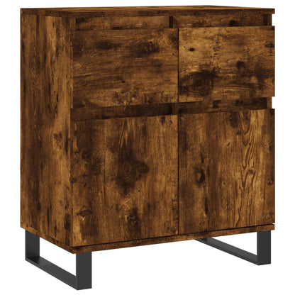 vidaXL Sideboard Smoked Oak 60x35x70 cm Engineered Wood 2