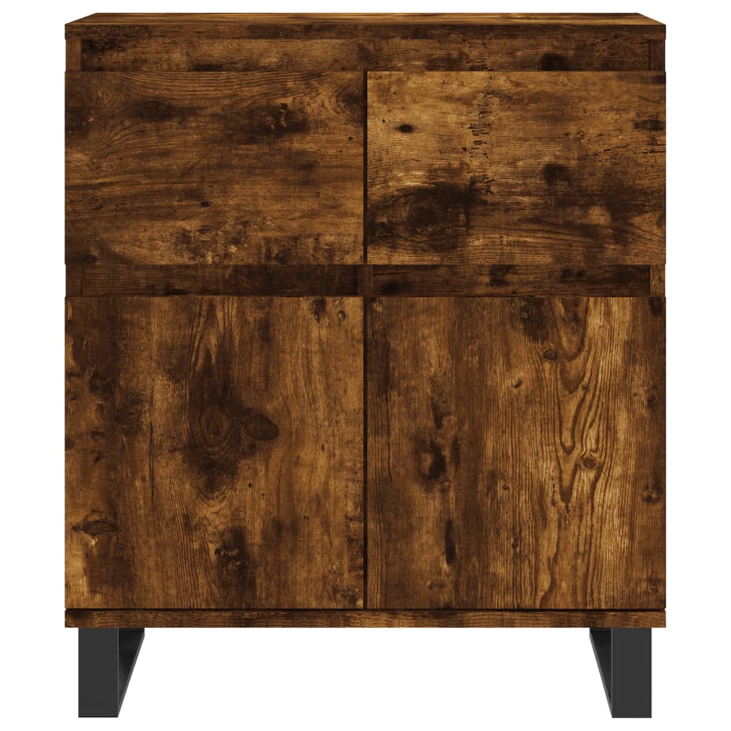 vidaXL Sideboard Smoked Oak 60x35x70 cm Engineered Wood 5