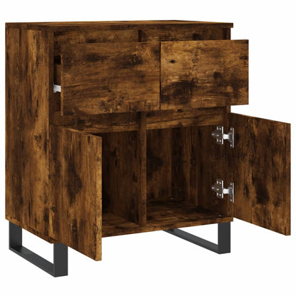 vidaXL Sideboard Smoked Oak 60x35x70 cm Engineered Wood 6