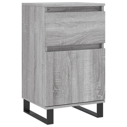 vidaXL Sideboards 2 pcs Grey Sonoma 40x35x70 cm Engineered Wood 5