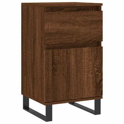 vidaXL Sideboards 2 pcs Brown Oak 40x35x70 cm Engineered Wood 4