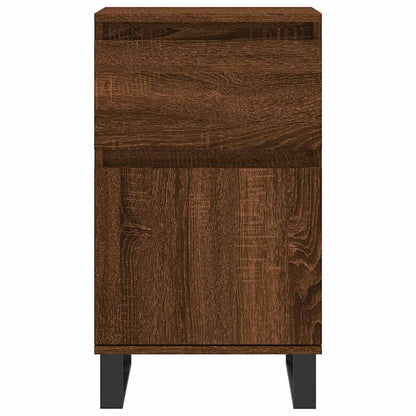 vidaXL Sideboards 2 pcs Brown Oak 40x35x70 cm Engineered Wood 5
