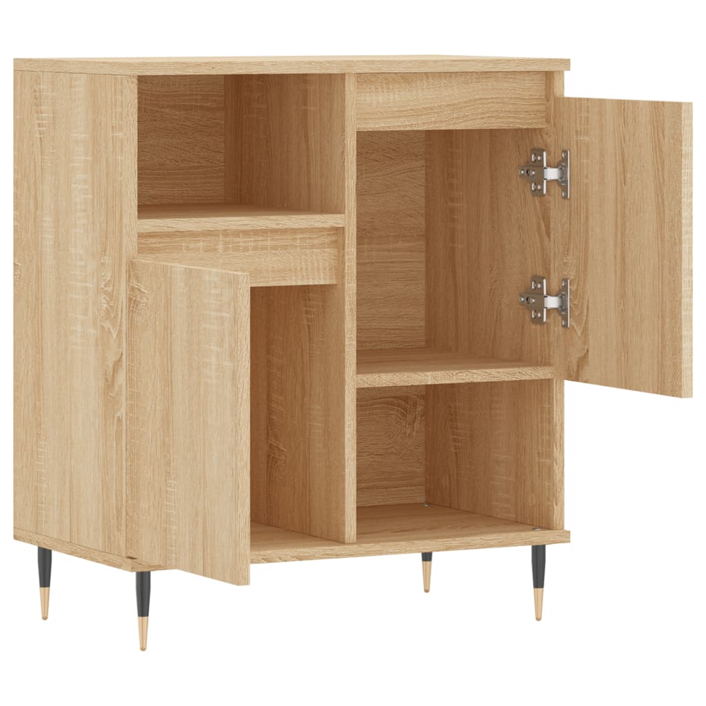 vidaXL Sideboard Sonoma Oak 60x35x70 cm Engineered Wood 6