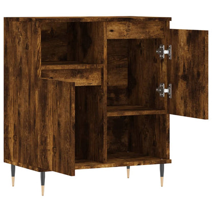 vidaXL Sideboard Smoked Oak 60x35x70 cm Engineered Wood 6