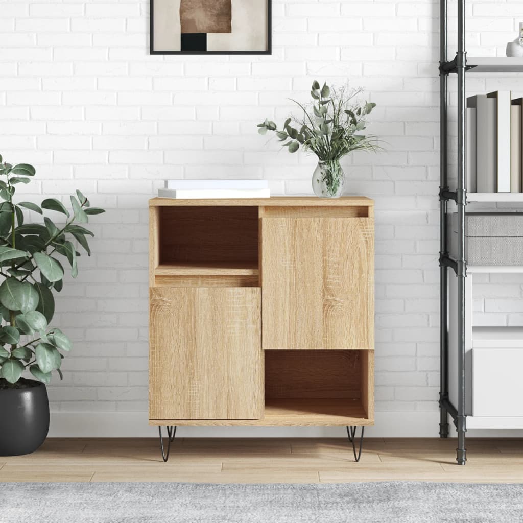 vidaXL Sideboard Sonoma Oak 60x35x70 cm Engineered Wood 1