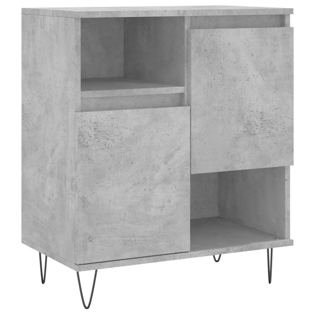vidaXL Sideboard Concrete Grey 60x35x70 cm Engineered Wood 2