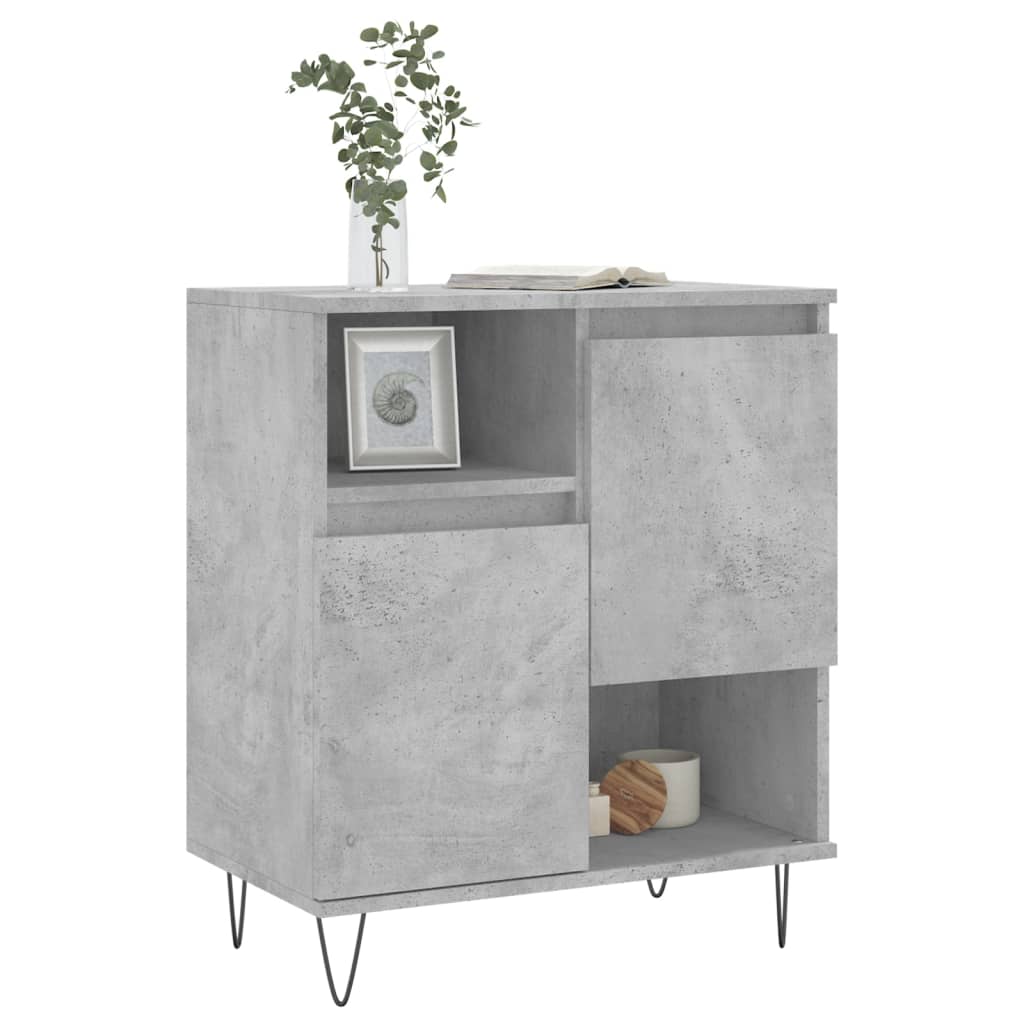 vidaXL Sideboard Concrete Grey 60x35x70 cm Engineered Wood 3