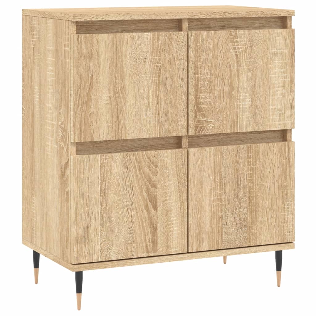 vidaXL Sideboard Sonoma Oak 60x35x70 cm Engineered Wood 2