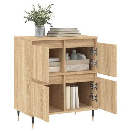 vidaXL Sideboard Sonoma Oak 60x35x70 cm Engineered Wood 4