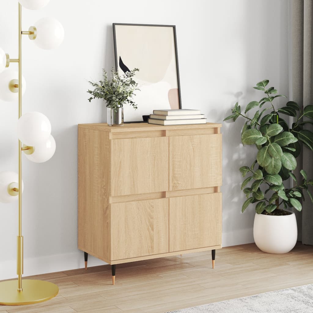 vidaXL Sideboard Sonoma Oak 60x35x70 cm Engineered Wood 1