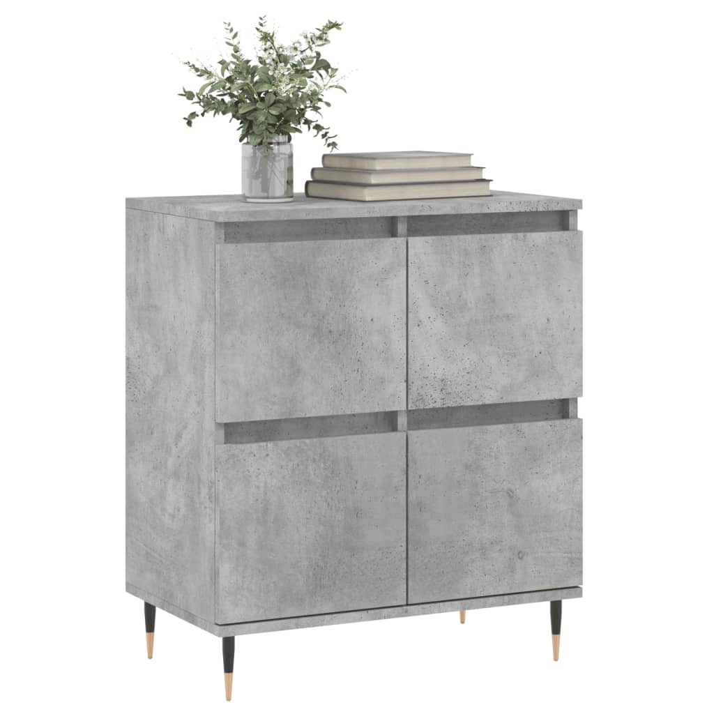 vidaXL Sideboard Concrete Grey 60x35x70 cm Engineered Wood 3