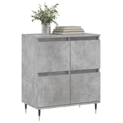 vidaXL Sideboard Concrete Grey 60x35x70 cm Engineered Wood 3
