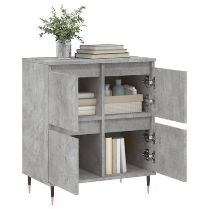 vidaXL Sideboard Concrete Grey 60x35x70 cm Engineered Wood 4