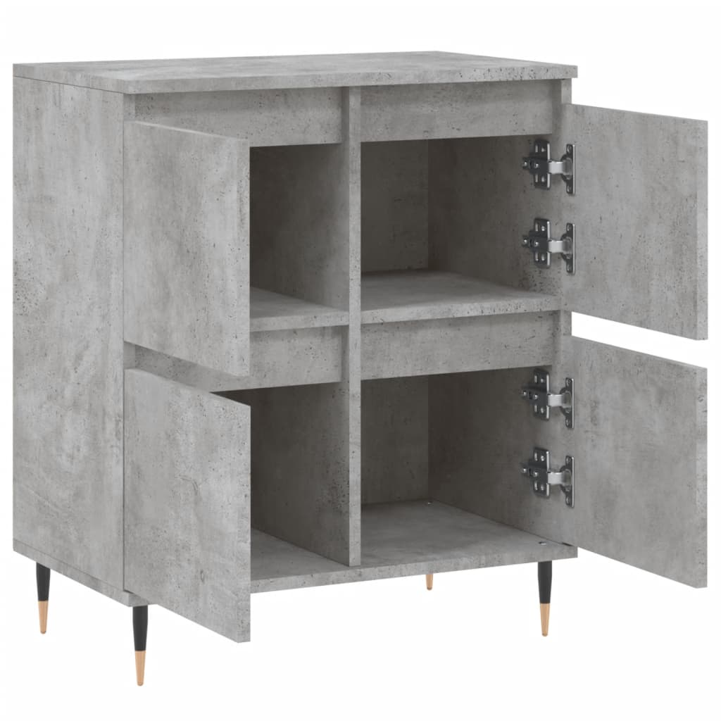 vidaXL Sideboard Concrete Grey 60x35x70 cm Engineered Wood 6