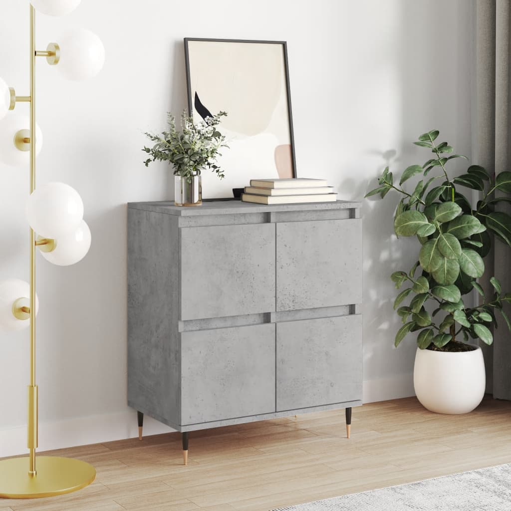 vidaXL Sideboard Concrete Grey 60x35x70 cm Engineered Wood 1