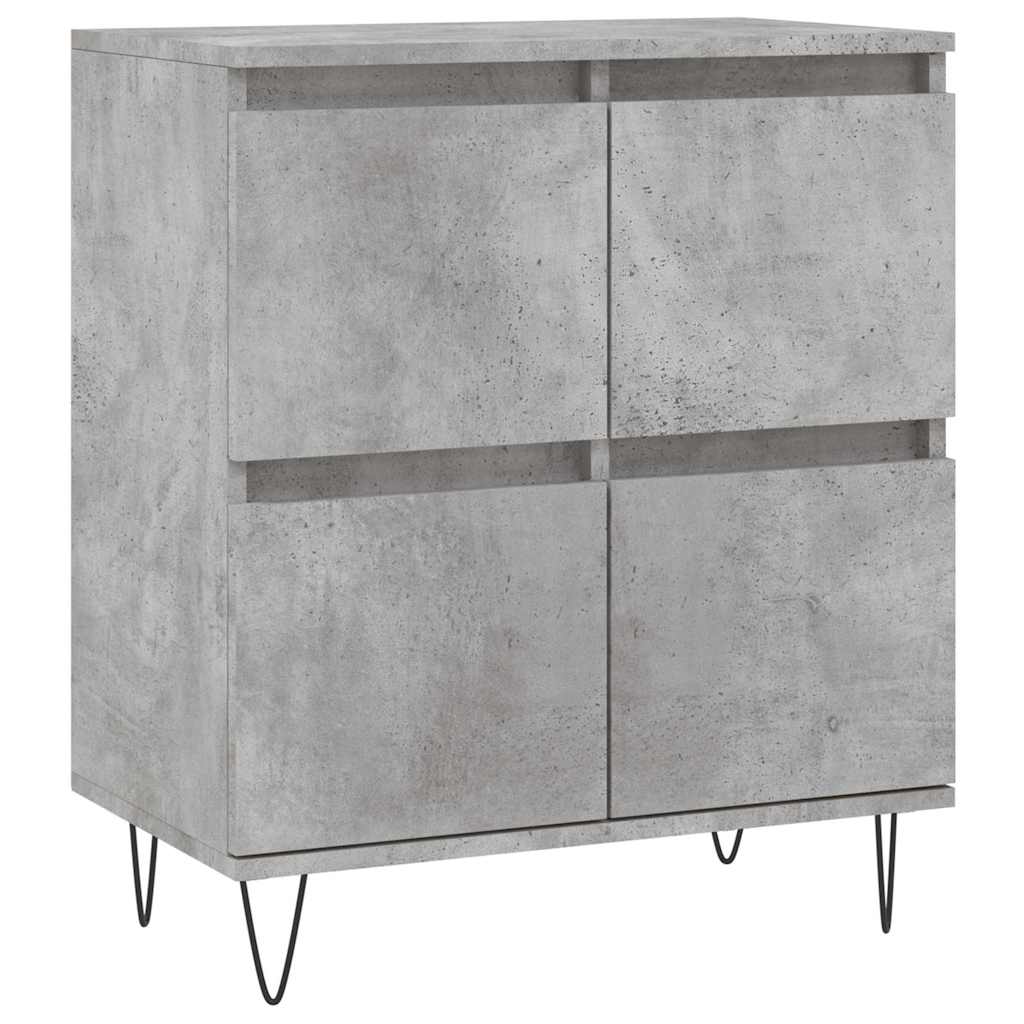 vidaXL Sideboard Concrete Grey 60x35x70 cm Engineered Wood 2