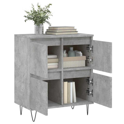 vidaXL Sideboard Concrete Grey 60x35x70 cm Engineered Wood 4