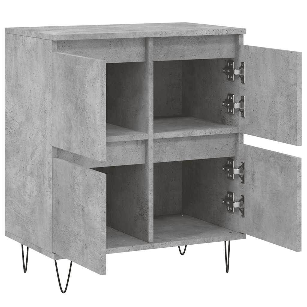vidaXL Sideboard Concrete Grey 60x35x70 cm Engineered Wood 6